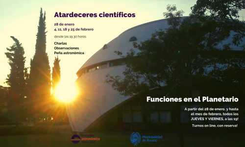 Comienzan las actividades del Complejo Astronómico Municipal