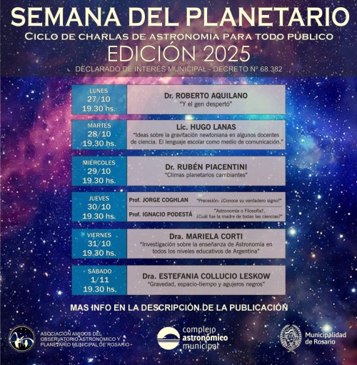 Semana del Planetario 2025