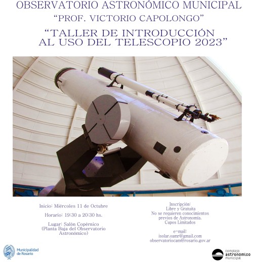 Taller "Introducción al uso del telescopio"